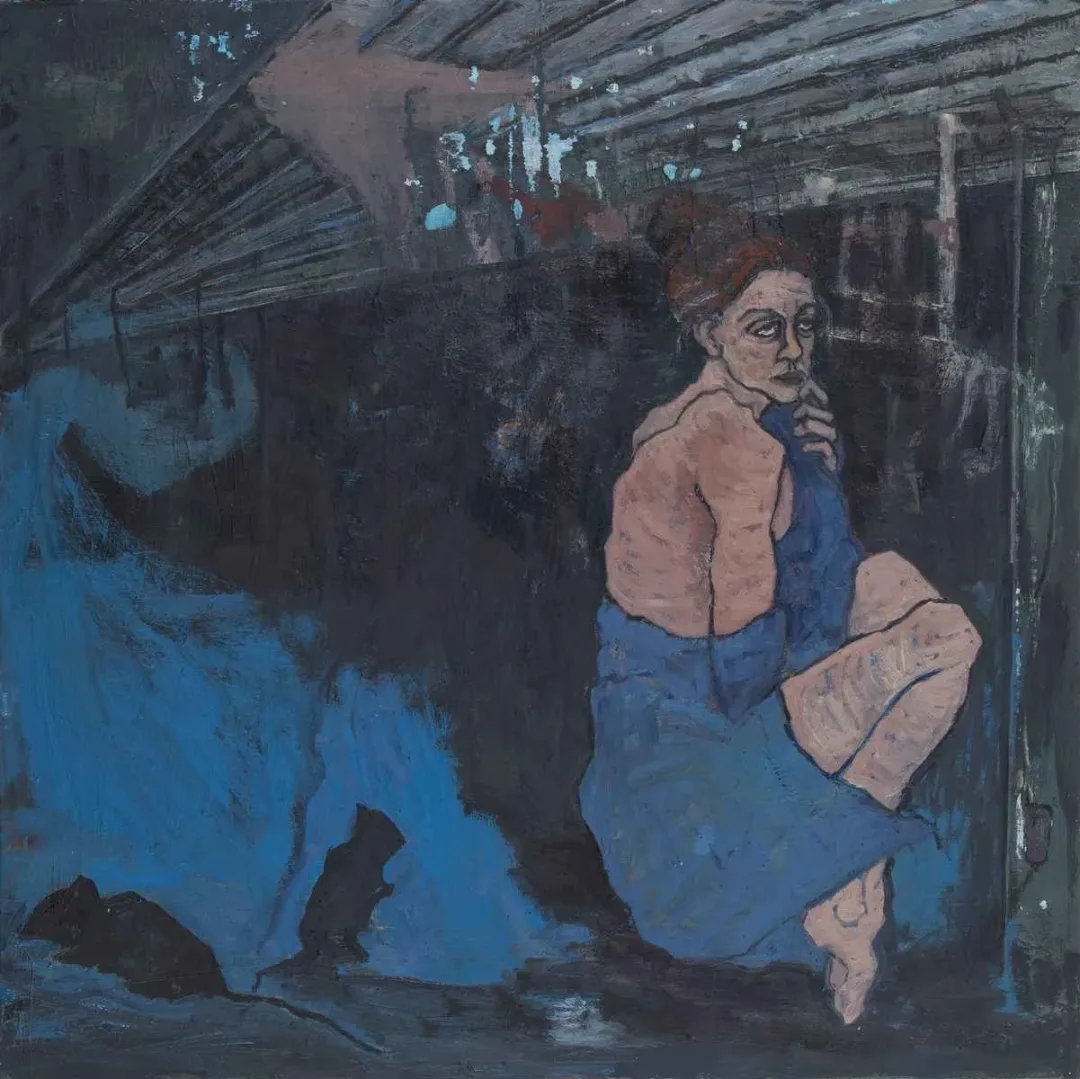 "İsimsiz" eseri AYŞENUR KÖKSAL tarafından 2017 yılında 80x80 cm ölçülerinde Tuval üzeri yağlı boya tekniği ile yapılmıştır.