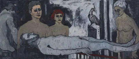 Bu eser AYŞENUR KÖKSAL tarafından 2017 yılında 75x180 cm ölçülerinde Tuval üzeri yağlı boya tekniği ile yapılmıştır.