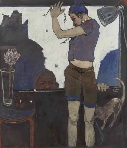 Bu eser AYŞENUR KÖKSAL tarafından 2016 yılında 140x120 cm ölçülerinde Tuval üzeri yağlı boya tekniği ile yapılmıştır.