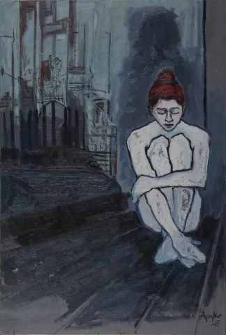 Bu eser AYŞENUR KÖKSAL tarafından 2017 yılında 90x60 cm ölçülerinde Tuval üzeri yağlı boya tekniği ile yapılmıştır.