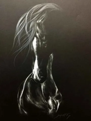 "Kaybın Rengi" eseri BEHZAT FEYZULLAH tarafından 65x45 cm ölçülerinde Kağıt üzeri karışık teknik tekniği ile yapılmıştır.