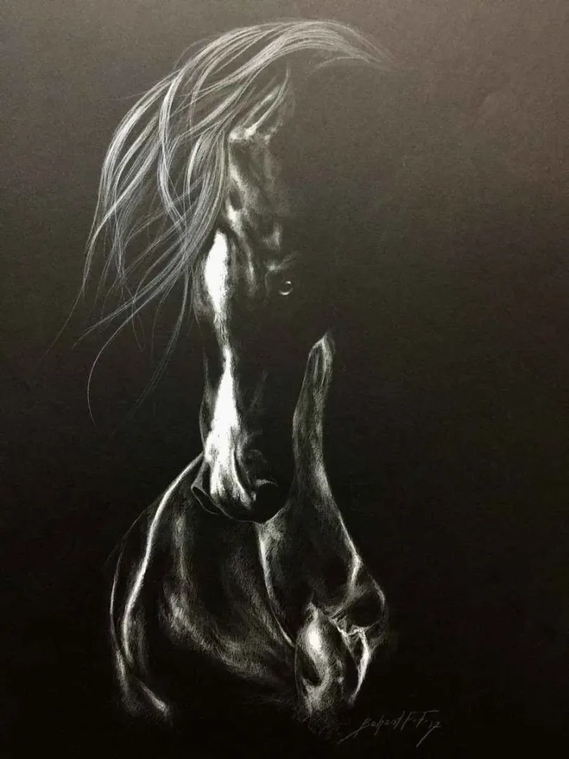 "Kaybın Rengi" eseri BEHZAT FEYZULLAH tarafından 65x45 cm ölçülerinde Kağıt üzeri karışık teknik tekniği ile yapılmıştır.