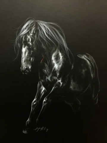 "Kaybın Rengi" eseri BEHZAT FEYZULLAH tarafından 65x45 cm ölçülerinde Kağıt üzeri karışık teknik tekniği ile yapılmıştır.