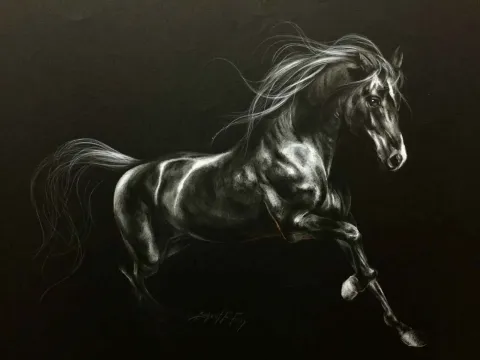 "Kaybın Rengi" eseri BEHZAT FEYZULLAH tarafından 45x65 cm ölçülerinde Kağıt üzeri karışık teknik tekniği ile yapılmıştır.