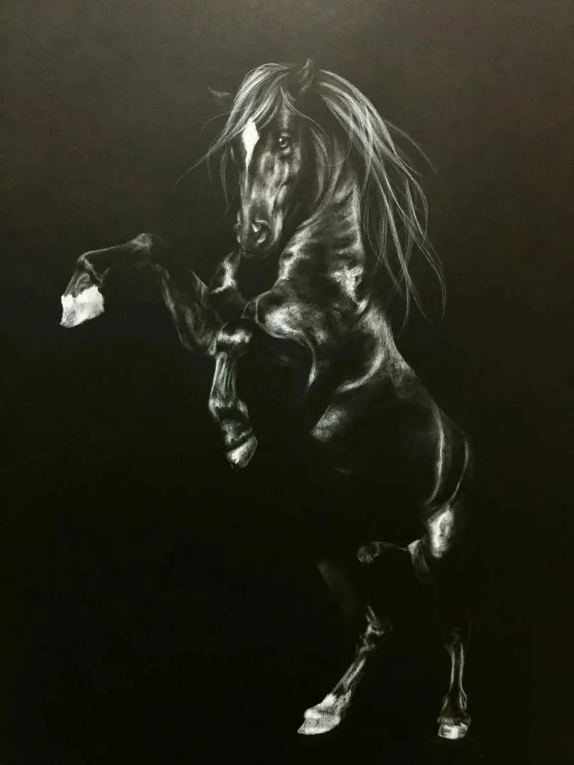 yakınlaştır "Kaybın Rengi" eseri BEHZAT FEYZULLAH tarafından 65x45 cm ölçülerinde Kağıt üzeri karışık teknik tekniği ile yapılmıştır.