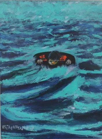 BÜLENT TANIK — “Yalnızlık” "Yalnızlık" eseri BÜLENT TANIK tarafından 25x30 cm ölçülerinde Karton üzeri akrilik boya tekniği ile yapılmıştır.