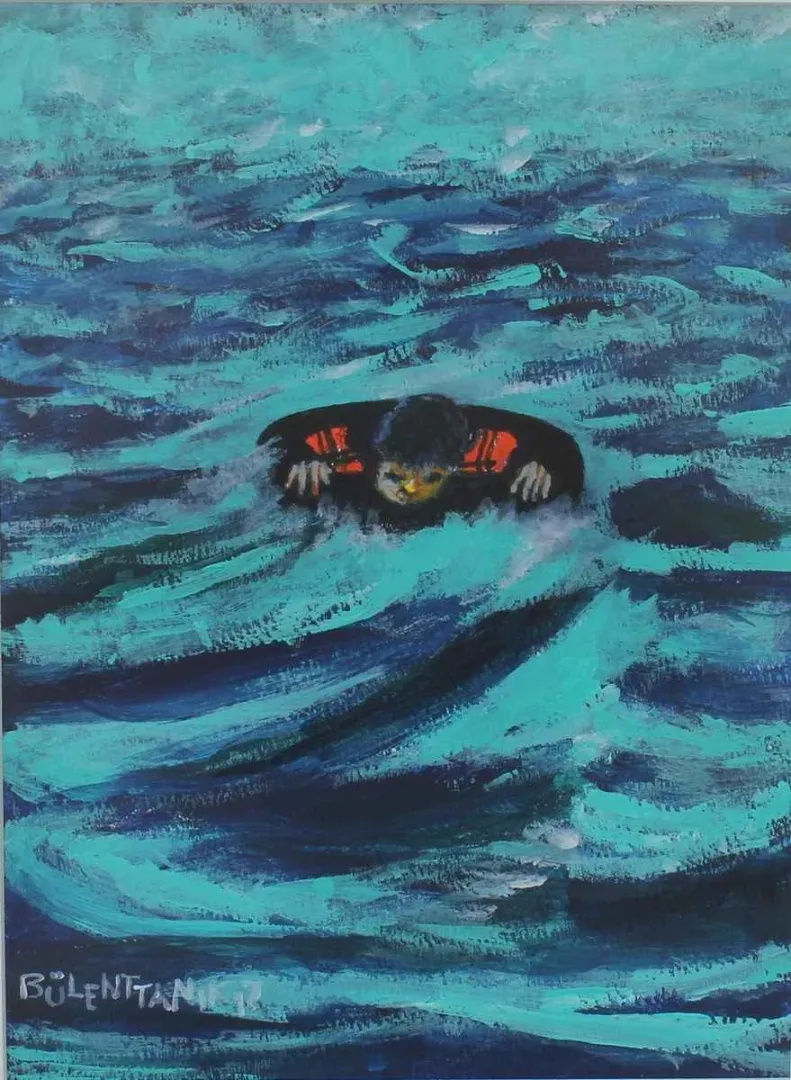 yakınlaştır "Yalnızlık" eseri BÜLENT TANIK tarafından 25x30 cm ölçülerinde Karton üzeri akrilik boya tekniği ile yapılmıştır.