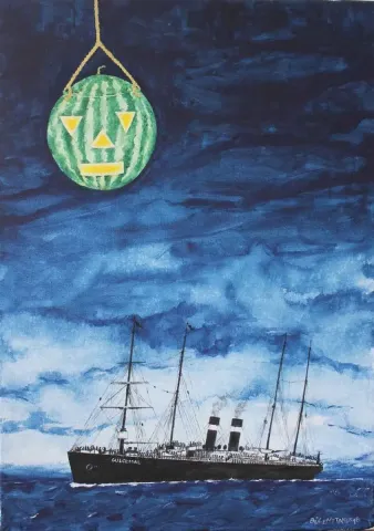 BÜLENT TANIK — “Gülcemal” "Gülcemal" eseri BÜLENT TANIK tarafından 50x70 cm ölçülerinde Bez Tuval üzeri Akrilik tekniği ile yapılmıştır.