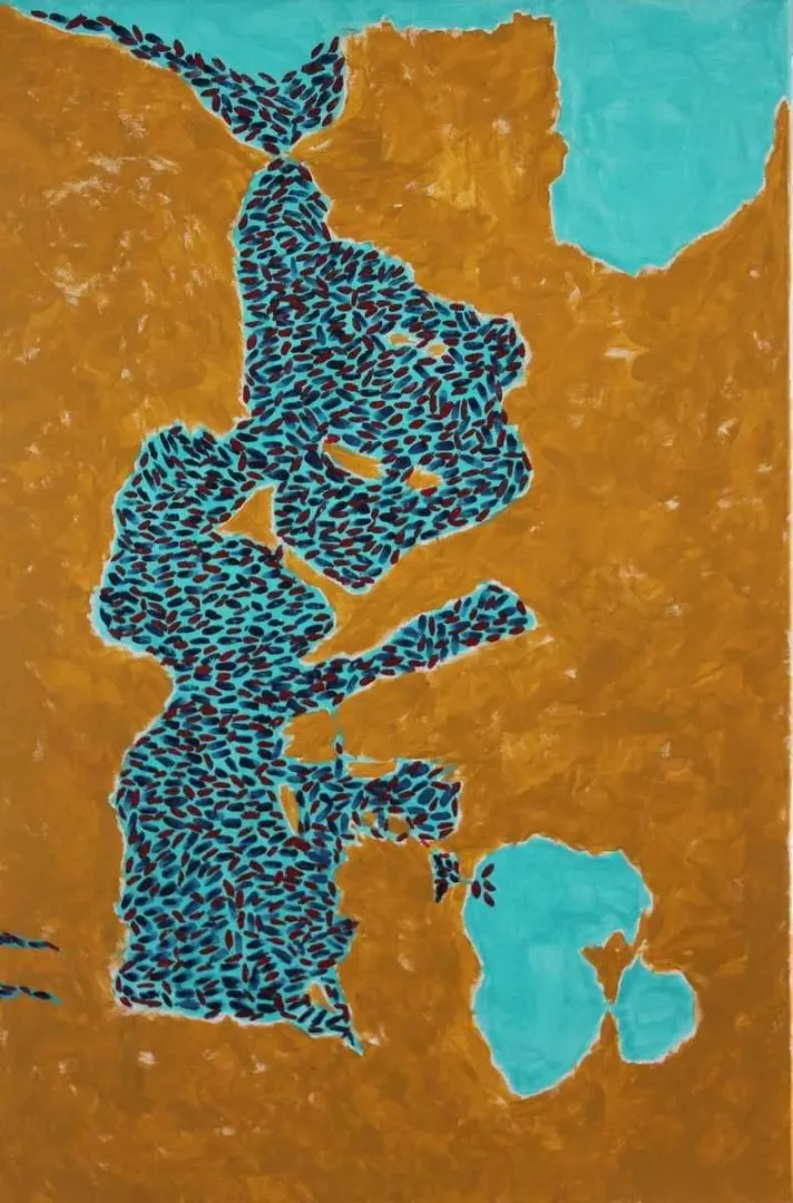 yakınlaştır "Marevitae" eseri BÜLENT TANIK tarafından 90x60 cm ölçülerinde Tuval üzeri akrilik boya tekniği ile yapılmıştır.