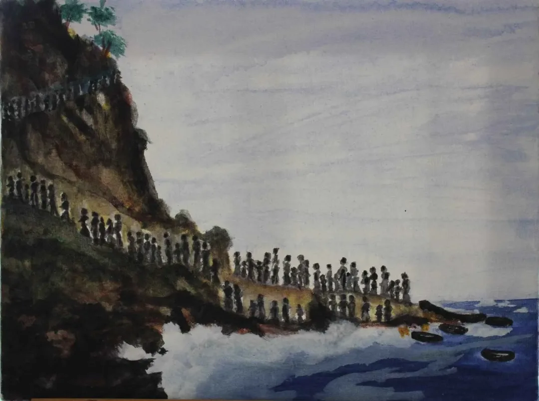 yakınlaştır "Tırmanış" eseri BÜLENT TANIK tarafından 30x40 cm ölçülerinde Tuval üzeri akrilik boya tekniği ile yapılmıştır.