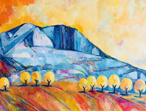 CEVDET KOCAMAN — “Mermer Ocakları”, 2016 "Mermer Ocakları" eseri CEVDET KOCAMAN tarafından 2016 yılında 90x68 cm ölçülerinde Tuval üzeri yağlı boya tekniği ile yapılmıştır.