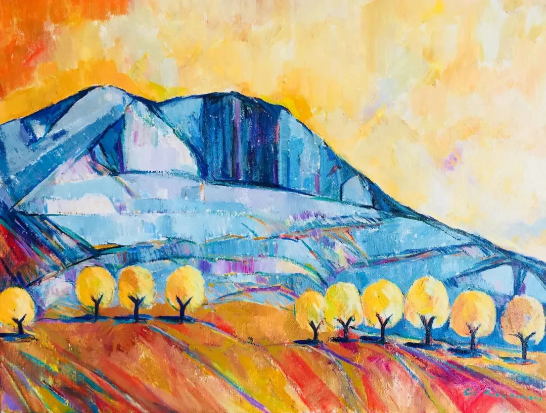 yakınlaştır "Mermer Ocakları" eseri CEVDET KOCAMAN tarafından 2016 yılında 90x68 cm ölçülerinde Tuval üzeri yağlı boya tekniği ile yapılmıştır.
