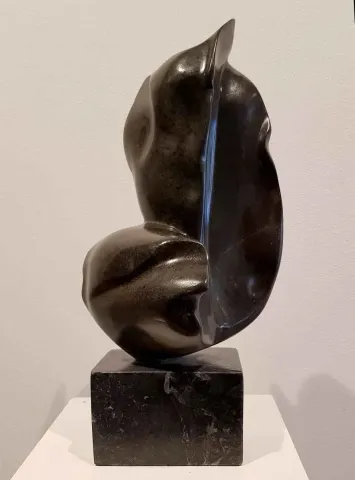 DEMET KAYA — 2018 Bu eser DEMET KAYA tarafından 2018 yılında 38x23x17 cm ölçülerinde Serpantin tekniği ile yapılmıştır.