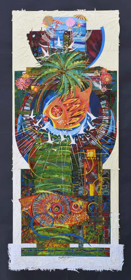 ENGİN KORKMAZ — 2018 Bu eser ENGİN KORKMAZ tarafından 2018 yılında 165x65 cm ölçülerinde Karışık teknik tekniği ile yapılmıştır.
