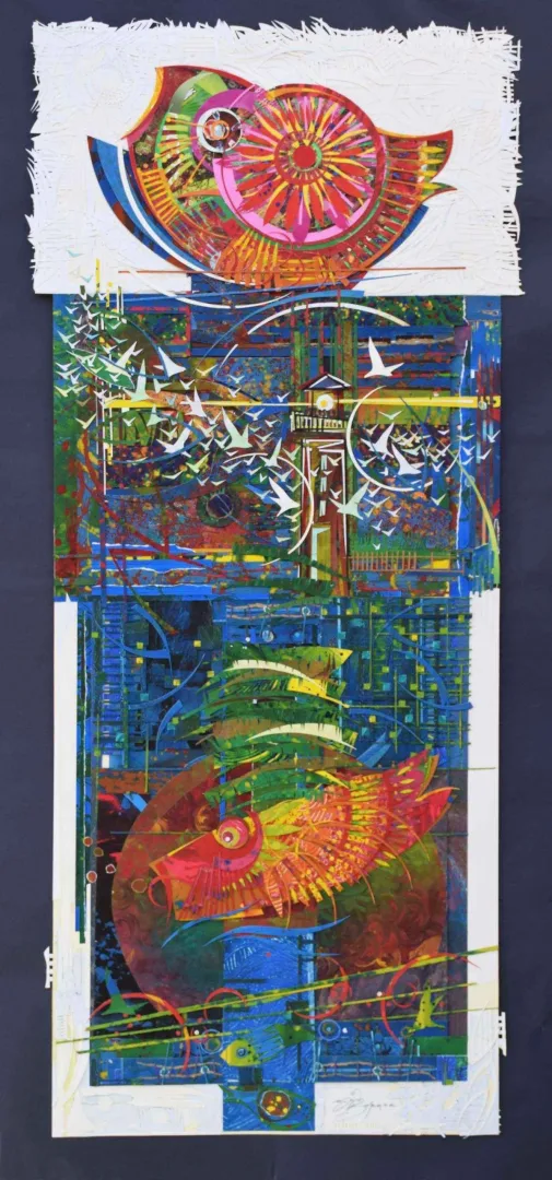 ENGİN KORKMAZ — 2018 Bu eser ENGİN KORKMAZ tarafından 2018 yılında 165x65 cm ölçülerinde Karışık teknik tekniği ile yapılmıştır.