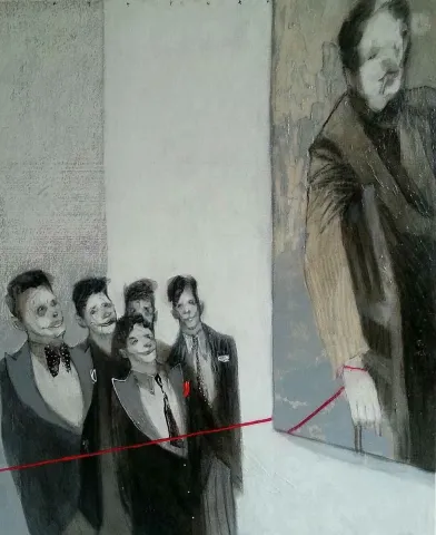 Bu eser ERCAN AYÇİÇEK tarafından 73x59 cm ölçülerinde Ahşap Panel Üzeri Akrilik tekniği ile yapılmıştır.