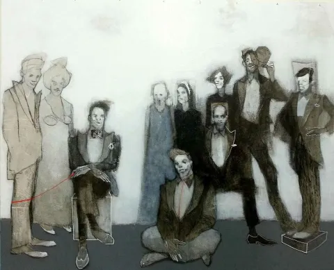 Bu eser ERCAN AYÇİÇEK tarafından 59x73 cm ölçülerinde Ahşap Panel Üzeri Akrilik tekniği ile yapılmıştır.