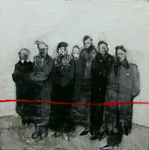 Bu eser ERCAN AYÇİÇEK tarafından 15x15 cm ölçülerinde Duralit üzeri akrilik boya tekniği ile yapılmıştır.