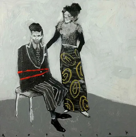 ERCAN AYÇİÇEK Bu eser ERCAN AYÇİÇEK tarafından 15x15 cm ölçülerinde Duralit üzeri akrilik boya tekniği ile yapılmıştır.