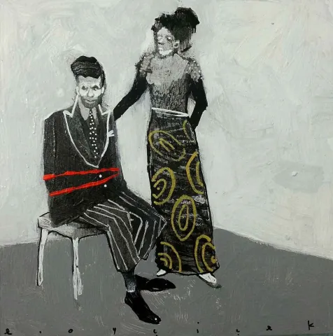 Bu eser ERCAN AYÇİÇEK tarafından 15x15 cm ölçülerinde Duralit üzeri akrilik boya tekniği ile yapılmıştır.