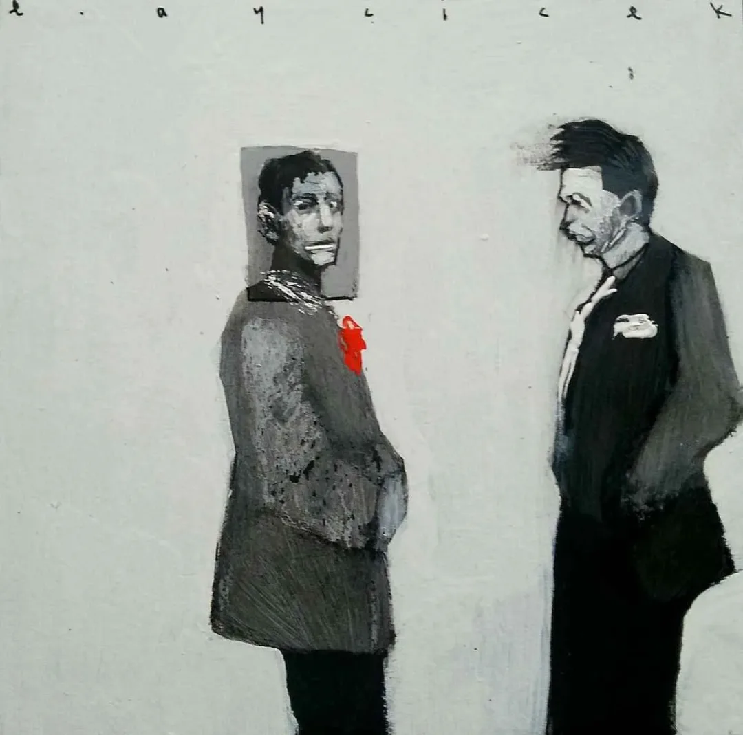 ERCAN AYÇİÇEK Bu eser ERCAN AYÇİÇEK tarafından 15x15 cm ölçülerinde Duralit üzeri akrilik boya tekniği ile yapılmıştır.