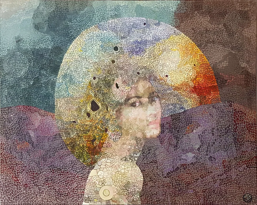 yakınlaştır "İsimsiz" eseri BİNNUR YÜCEBAŞ RUOCCO tarafından 2018 yılında 80x100 cm ölçülerinde Tuval üzeri yağlı boya tekniği ile yapılmıştır.