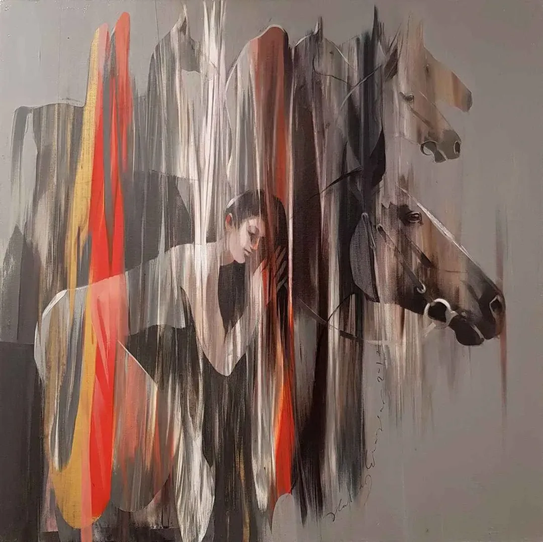 HAKAN ERASLAN — 2017 Bu eser HAKAN ERASLAN tarafından 2017 yılında 70x70 cm ölçülerinde Tuval üzeri yağlı boya tekniği ile yapılmıştır.