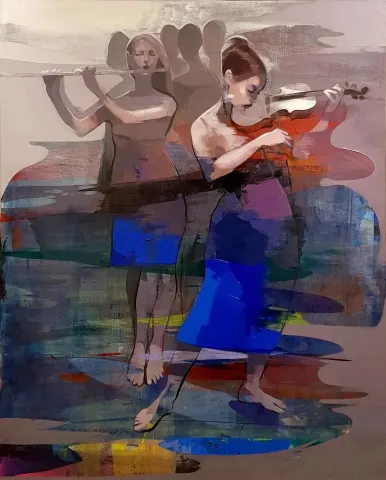 Bu eser HAKAN ERASLAN tarafından 2017 yılında 100x80 cm ölçülerinde Tuval üzeri yağlı boya tekniği ile yapılmıştır.