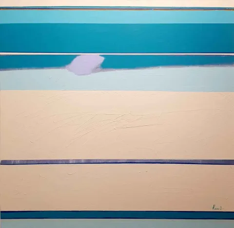 HAMİD ALİOĞLU — “Sabah”, 2018 "Sabah" eseri HAMİD ALİOĞLU tarafından 2018 yılında 70x70 cm ölçülerinde Tuval üzeri akrilik boya tekniği ile yapılmıştır.