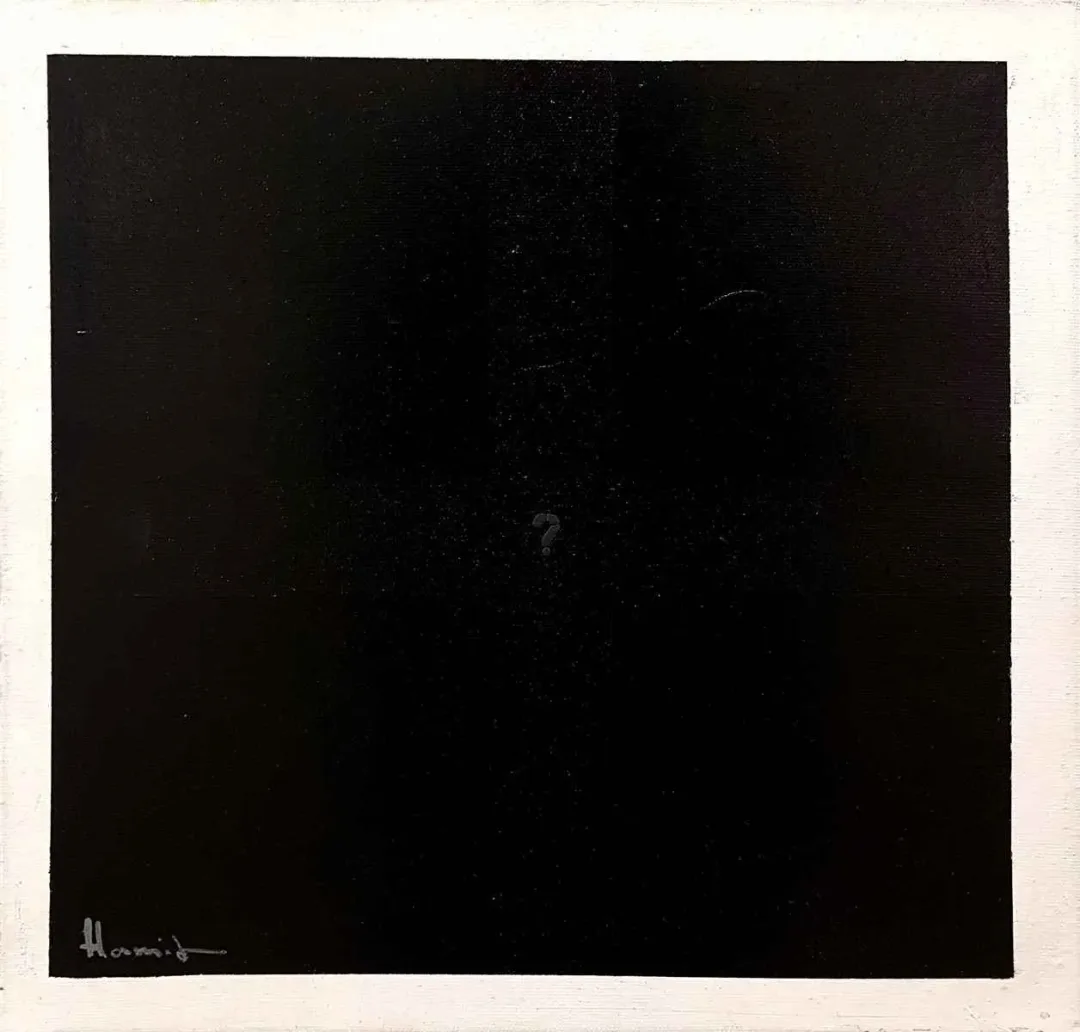 yakınlaştır "Karanlıkta Soru" eseri HAMİD ALİOĞLU tarafından 2018 yılında 40x40 cm ölçülerinde Tuval üzeri akrilik boya tekniği ile yapılmıştır.