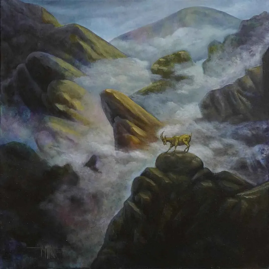 HASAN MİRZA — 2017 Bu eser HASAN MİRZA tarafından 2017 yılında 70x70 cm ölçülerinde Tuval üzeri yağlı boya tekniği ile yapılmıştır.