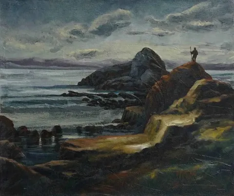 Bu eser HASAN MİRZA tarafından 2017 yılında 50x60 cm ölçülerinde Tuval üzeri yağlı boya tekniği ile yapılmıştır.