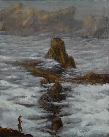 HASAN MİRZA — 2017 Bu eser HASAN MİRZA tarafından 2017 yılında 50x40 cm ölçülerinde Tuval üzeri yağlı boya tekniği ile yapılmıştır.