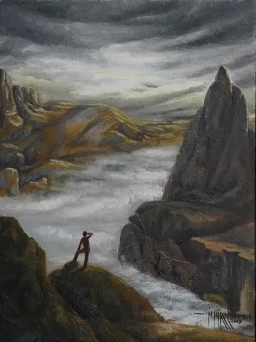 HASAN MİRZA — 2017 Bu eser HASAN MİRZA tarafından 2017 yılında 42x32 cm ölçülerinde Tuval üzeri yağlı boya tekniği ile yapılmıştır.
