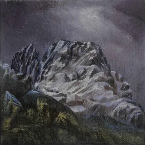 HASAN MİRZA — 2017 Bu eser HASAN MİRZA tarafından 2017 yılında 30x30 cm ölçülerinde Tuval üzeri yağlı boya tekniği ile yapılmıştır.