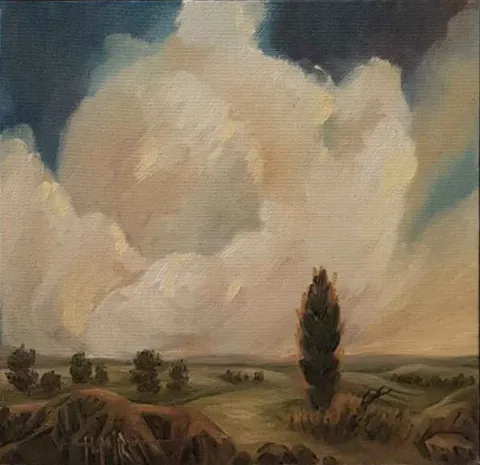 HASAN MİRZA — 2017 Bu eser HASAN MİRZA tarafından 2017 yılında 25x25 cm ölçülerinde Tuval üzeri yağlı boya tekniği ile yapılmıştır.