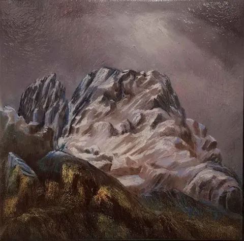 HASAN MİRZA — 2017 Bu eser HASAN MİRZA tarafından 2017 yılında 25x25 cm ölçülerinde Tuval üzeri yağlı boya tekniği ile yapılmıştır.