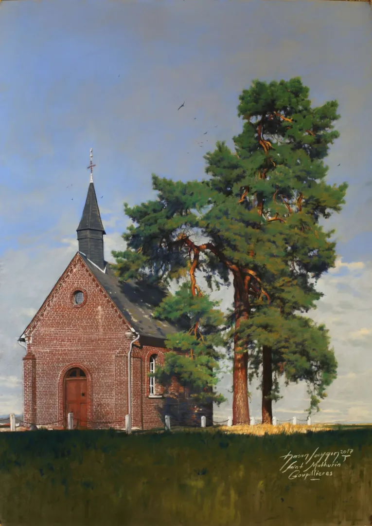 yakınlaştır "Şapel" eseri HASAN SAYGIN tarafından 2017 yılında 70x50 cm ölçülerinde Pastel tekniği ile yapılmıştır.