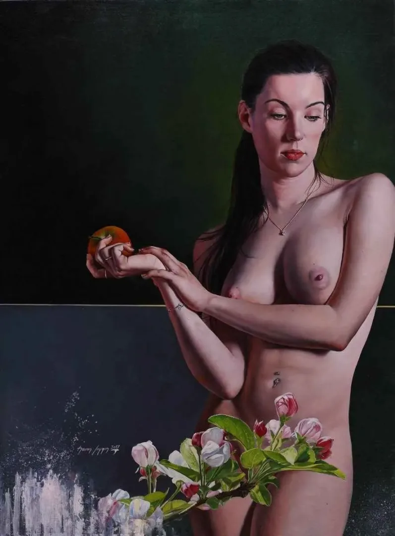 yakınlaştır "Alize à la pomme" eseri HASAN SAYGIN tarafından 2017 yılında 81x60 cm ölçülerinde Tuval üzeri yağlı boya tekniği ile yapılmıştır.