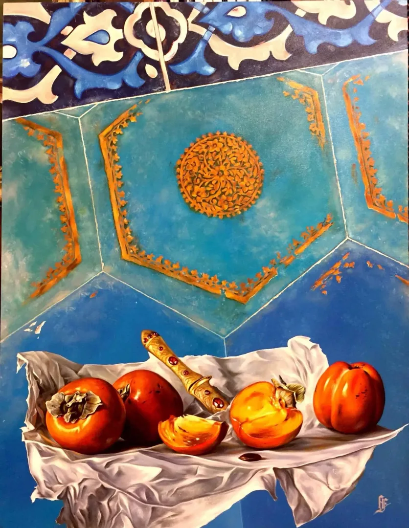 "Cem Sultan" eseri HÜSEYİN FEYZULLAH tarafından 95x75 cm ölçülerinde Tuval üzeri yağlı boya tekniği ile yapılmıştır.