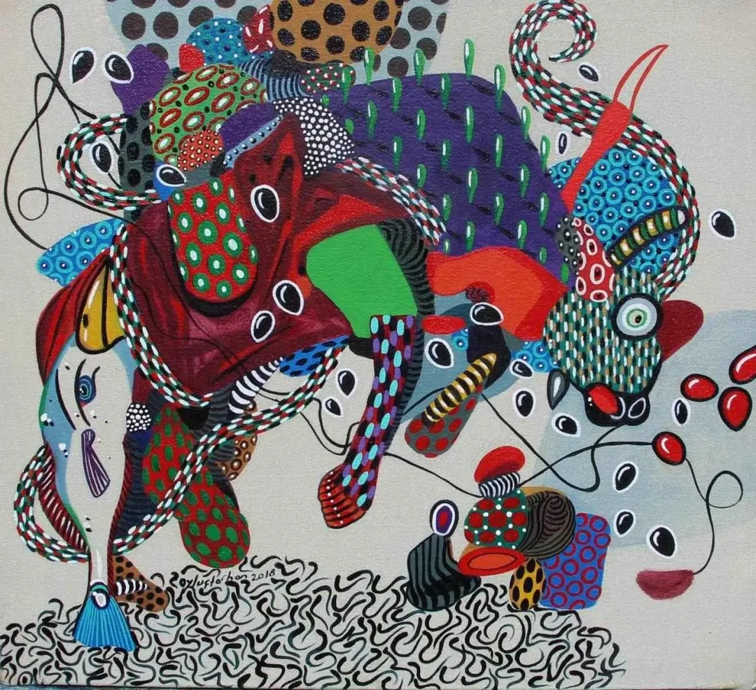 yakınlaştır "İsimsiz" eseri LEVENT OYLUÇTARHAN tarafından 2018 yılında 40x45 cm ölçülerinde Tuval üzeri yağlı boya tekniği ile yapılmıştır.
