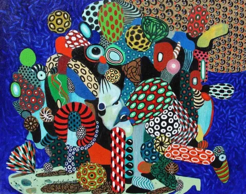 Bu eser LEVENT OYLUÇTARHAN tarafından 2018 yılında 40x50 cm ölçülerinde Tuval üzeri yağlı boya tekniği ile yapılmıştır.