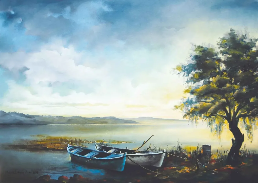 Bu eser MEHMET EMİN ÖZER tarafından 2018 yılında 50x70 cm ölçülerinde Tuval üzeri yağlı boya tekniği ile yapılmıştır.