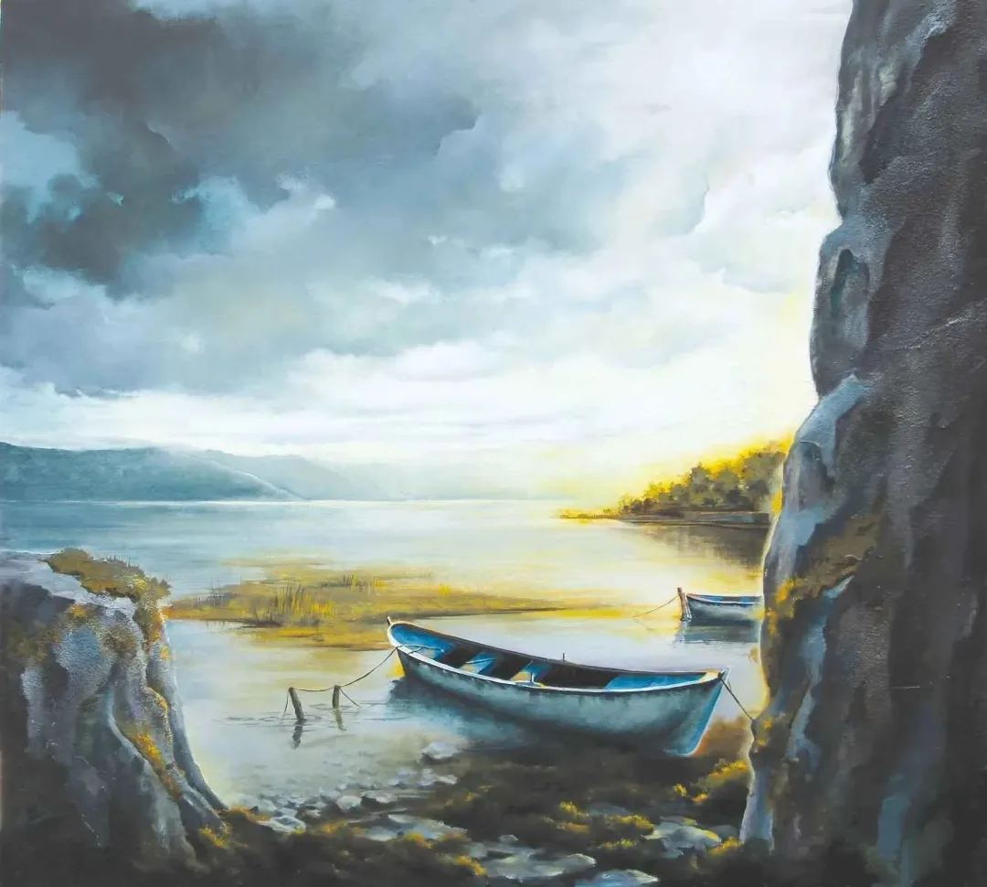 MEHMET EMİN ÖZER — 2018 Bu eser MEHMET EMİN ÖZER tarafından 2018 yılında 80x90 cm ölçülerinde Tuval üzeri yağlı boya tekniği ile yapılmıştır.