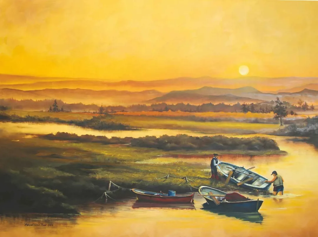 Bu eser MEHMET EMİN ÖZER tarafından 2018 yılında 100x120 cm ölçülerinde Tuval üzeri yağlı boya tekniği ile yapılmıştır.