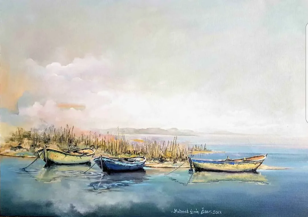 Bu eser MEHMET EMİN ÖZER tarafından 2017 yılında 50x70 cm ölçülerinde Tuval üzeri yağlı boya tekniği ile yapılmıştır.