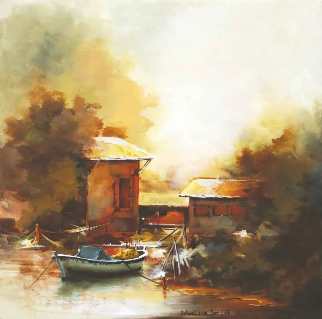 yakınlaştır "İsimsiz" eseri MEHMET EMİN ÖZER tarafından 2018 yılında 40x40 cm ölçülerinde Tuval üzeri yağlı boya tekniği ile yapılmıştır.