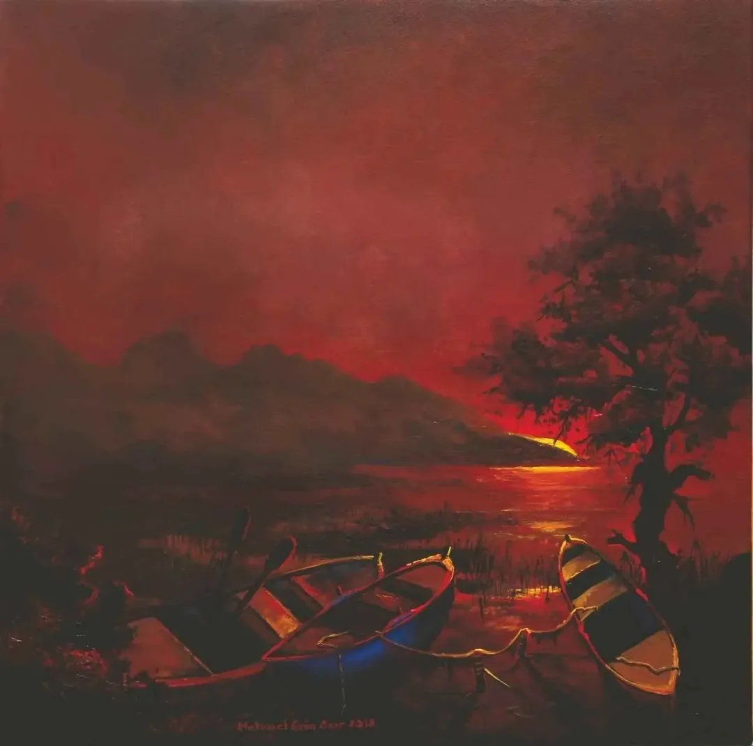 yakınlaştır "İsimsiz" eseri MEHMET EMİN ÖZER tarafından 2018 yılında 40x40 cm ölçülerinde Tuval üzeri yağlı boya tekniği ile yapılmıştır.