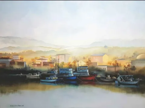 MEHMET EMİN ÖZER — 2018 Bu eser MEHMET EMİN ÖZER tarafından 2018 yılında 100x120 cm ölçülerinde Tuval üzeri yağlı boya tekniği ile yapılmıştır.