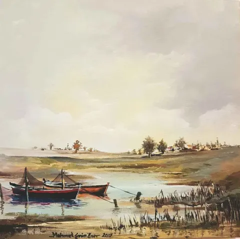 MEHMET EMİN ÖZER — 2017 Bu eser MEHMET EMİN ÖZER tarafından 2017 yılında 30x30 cm ölçülerinde Tuval üzeri yağlı boya tekniği ile yapılmıştır.